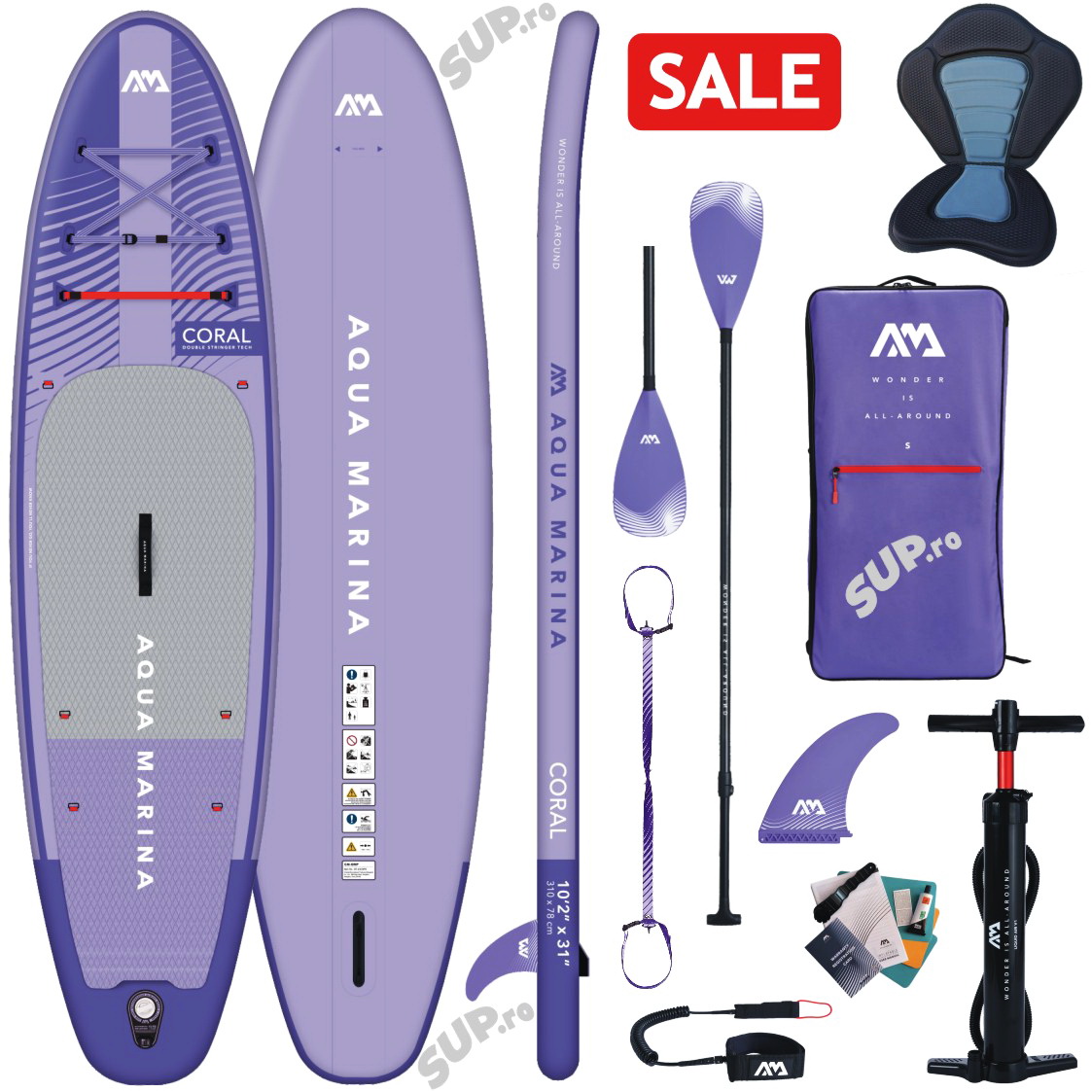 CORAL purple kayak